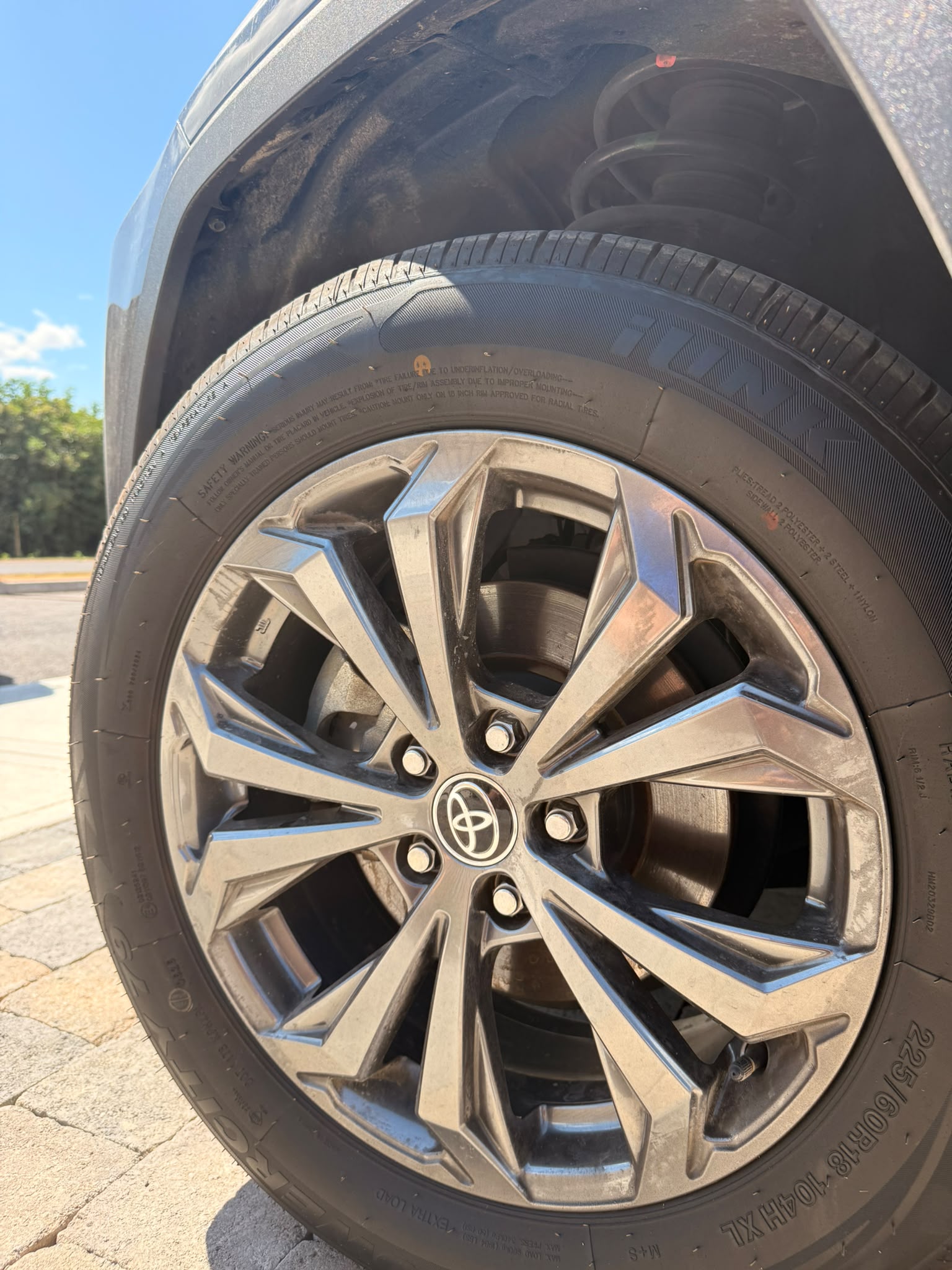 Clean alloy wheel after detailing